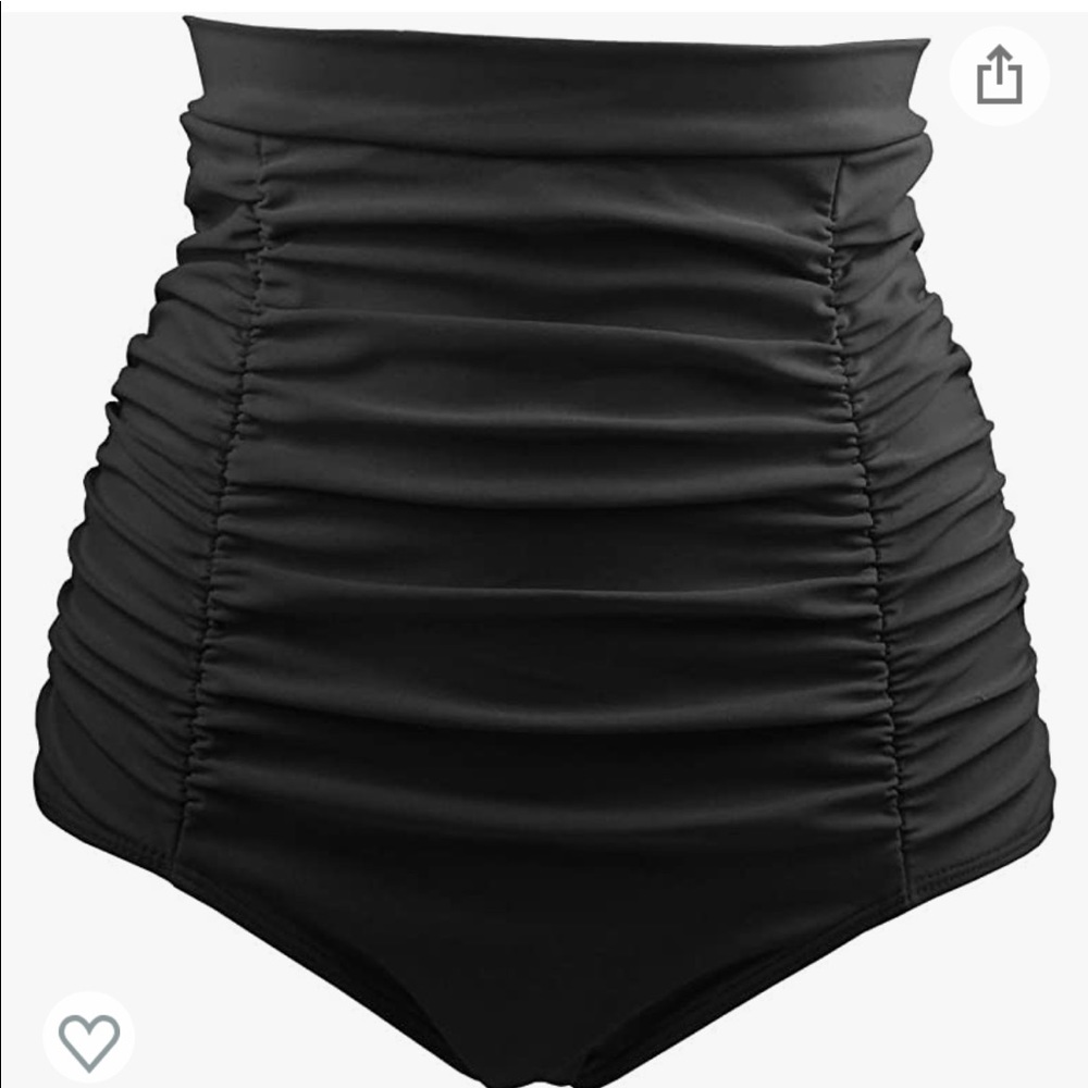 High Waist Swim Bottom 2X